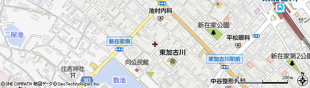 兵庫県加古川市平岡町新在家416周辺の地図