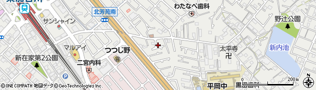 兵庫県加古川市平岡町新在家1716周辺の地図