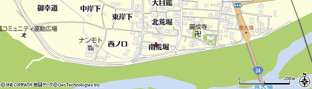 京都府木津川市山城町上狛南荒堀8周辺の地図