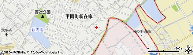 兵庫県加古川市平岡町新在家2033周辺の地図
