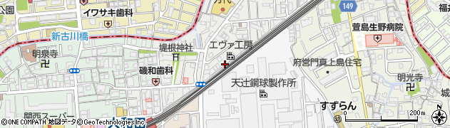 大阪府門真市宮野町14周辺の地図
