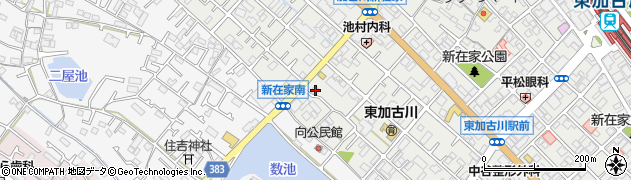 兵庫県加古川市平岡町新在家460周辺の地図