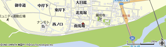 京都府木津川市山城町上狛南荒堀24周辺の地図