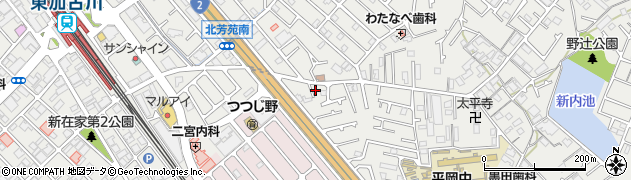 兵庫県加古川市平岡町新在家1676周辺の地図