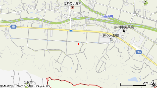 〒436-0012 静岡県掛川市上内田の地図