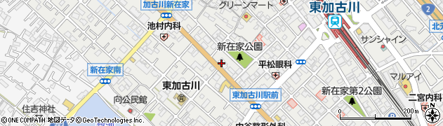 播州信用金庫東加古川支店周辺の地図