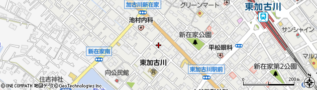 兵庫県加古川市平岡町新在家200周辺の地図
