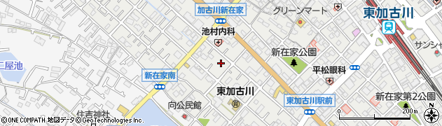 兵庫県加古川市平岡町新在家406周辺の地図