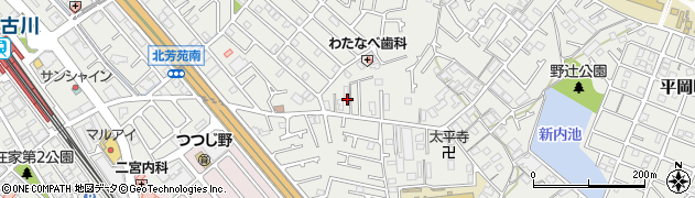 兵庫県加古川市平岡町新在家1830周辺の地図