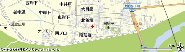 京都府木津川市山城町上狛北荒堀32周辺の地図