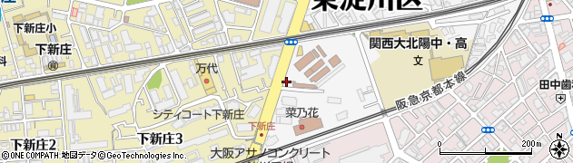 ＥＮＥＯＳ上新庄ＳＳ周辺の地図