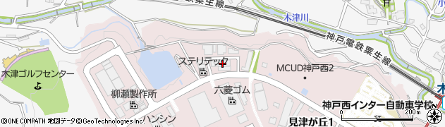 株式会社河田鉄工所　西神第２工場周辺の地図