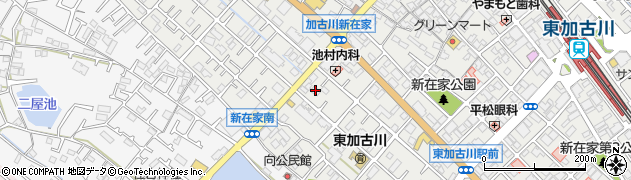 兵庫県加古川市平岡町新在家412周辺の地図