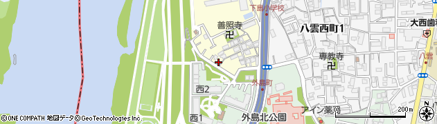 大阪府守口市下島町7周辺の地図