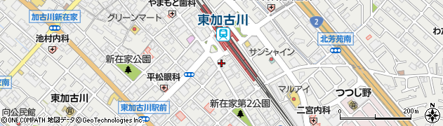 みなと銀行東加古川支店周辺の地図
