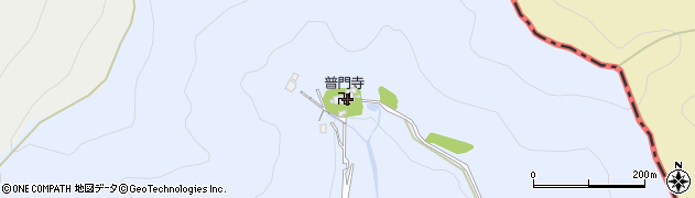 豊橋・普門寺周辺の地図