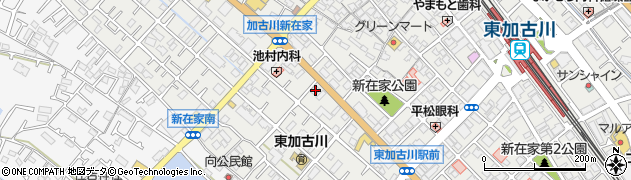 兵庫県加古川市平岡町新在家236周辺の地図