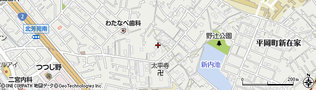 兵庫県加古川市平岡町新在家1861周辺の地図