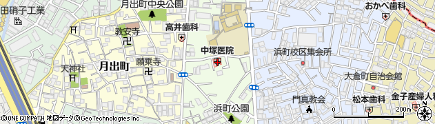 中塚医院周辺の地図