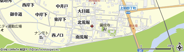 京都府木津川市山城町上狛北荒堀15周辺の地図