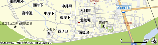 京都府木津川市山城町上狛北荒堀3周辺の地図