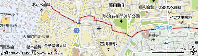 大阪府門真市御堂町23周辺の地図