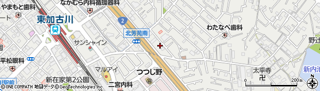 兵庫県加古川市平岡町新在家1467周辺の地図