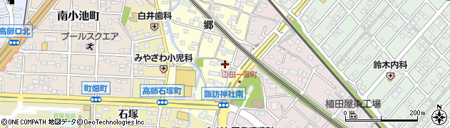 愛知県豊橋市山田町郷88周辺の地図