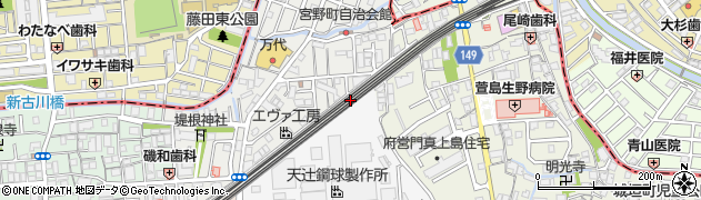 大阪府門真市宮野町15周辺の地図