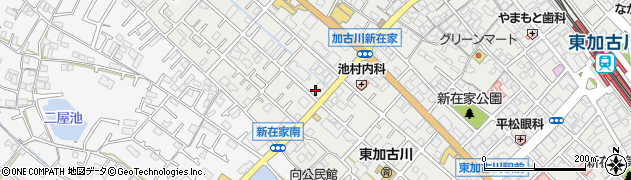 兵庫県加古川市平岡町新在家457周辺の地図