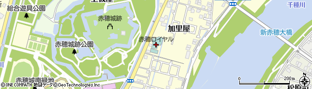 赤穂ロイヤルホテル周辺の地図