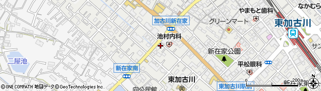 兵庫県加古川市平岡町新在家410周辺の地図
