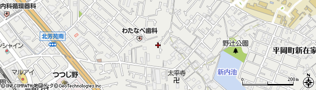 兵庫県加古川市平岡町新在家1846周辺の地図