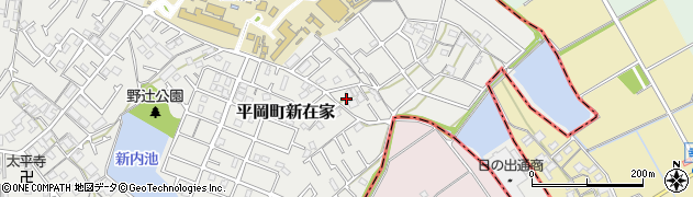 兵庫県加古川市平岡町新在家2055周辺の地図
