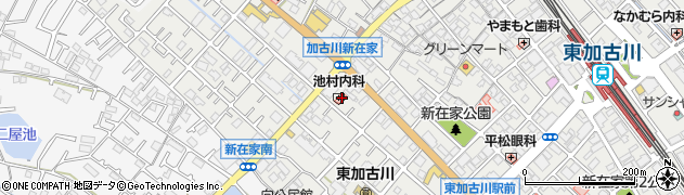 兵庫県加古川市平岡町新在家402周辺の地図
