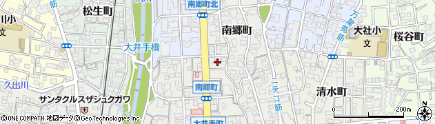 兵庫県西宮市南郷町7周辺の地図