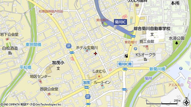〒439-0031 静岡県菊川市加茂の地図