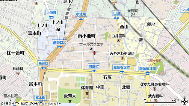 〒441-8044 愛知県豊橋市南小池町の地図
