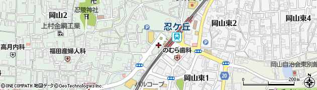 鍵開けの生活救急車　四條畷市エリア専用ダイヤル周辺の地図