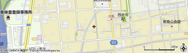 静岡県浜松市中央区白鳥町周辺の地図