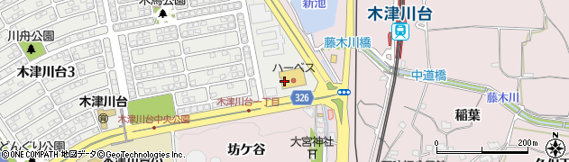 クリーニングルビー木津川台店周辺の地図