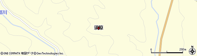 静岡県下田市須原周辺の地図