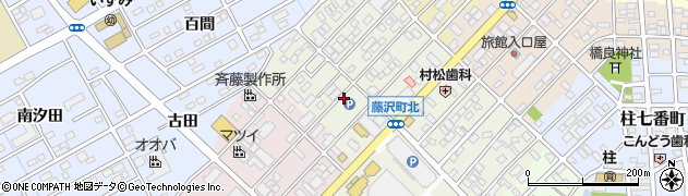 愛知県豊橋市藤沢町周辺の地図