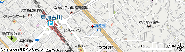 兵庫県加古川市平岡町新在家1452周辺の地図