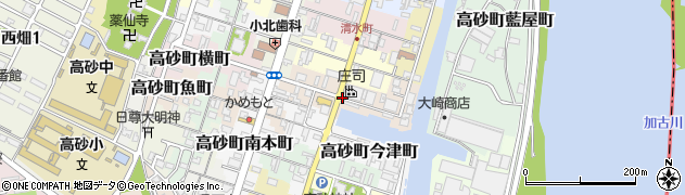兵庫県高砂市高砂町材木町周辺の地図