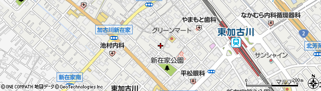 兵庫県加古川市平岡町新在家309周辺の地図
