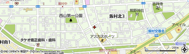 トヨタカローラ名古屋豊橋飯村店周辺の地図