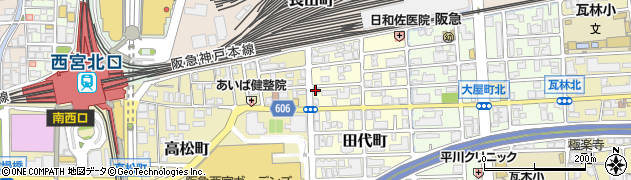 阪神トラスト株式会社周辺の地図