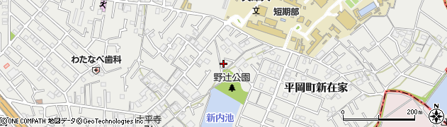 兵庫県加古川市平岡町新在家2102周辺の地図