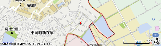 兵庫県加古川市平岡町新在家2383周辺の地図